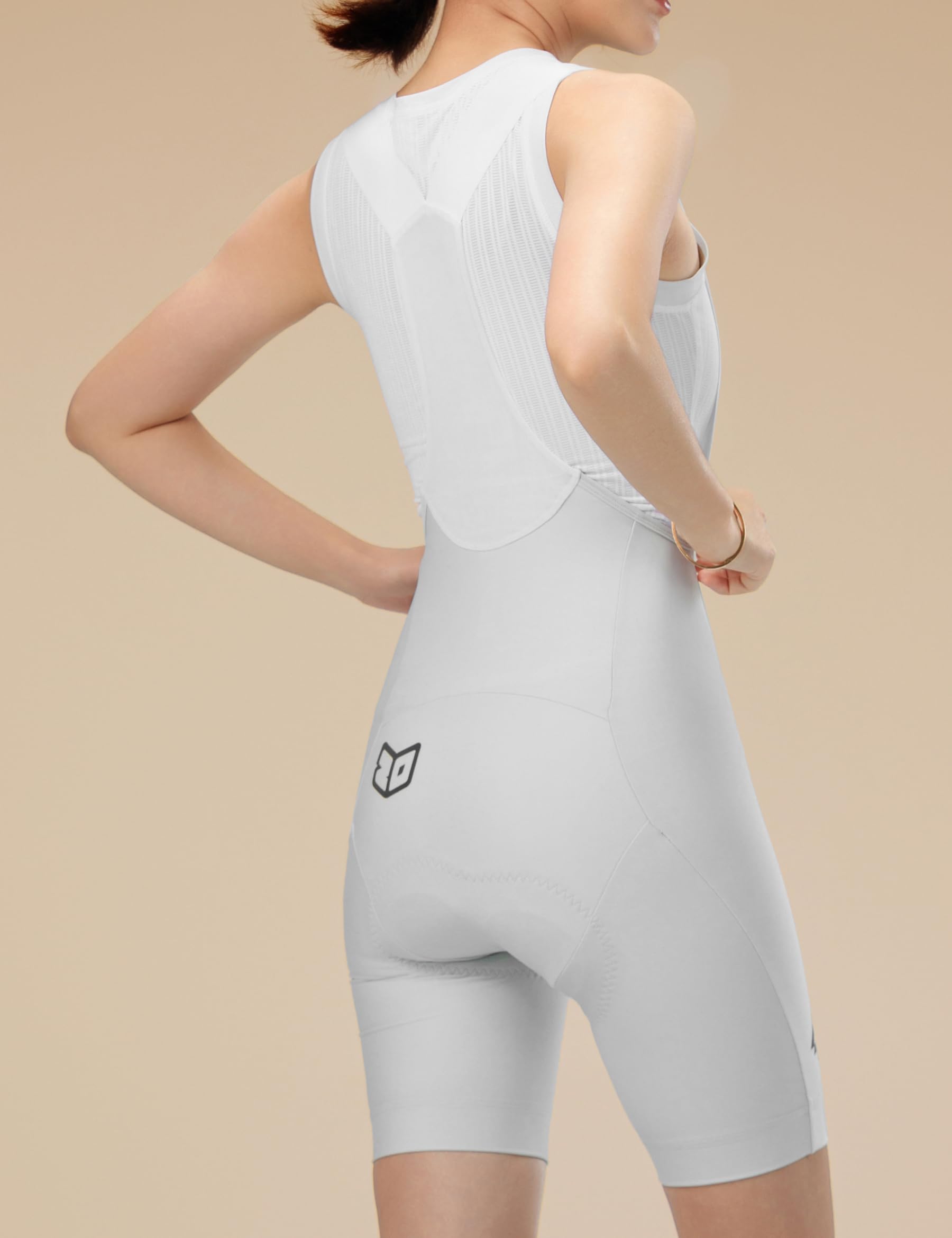 LAMEDA Salopette Ciclismo Donna con Fondello 3D Pantaloncini Ciclista con Bretelle da Bici da Strada Pantaloncini MTB Asciugatura Rapida Trasapirante