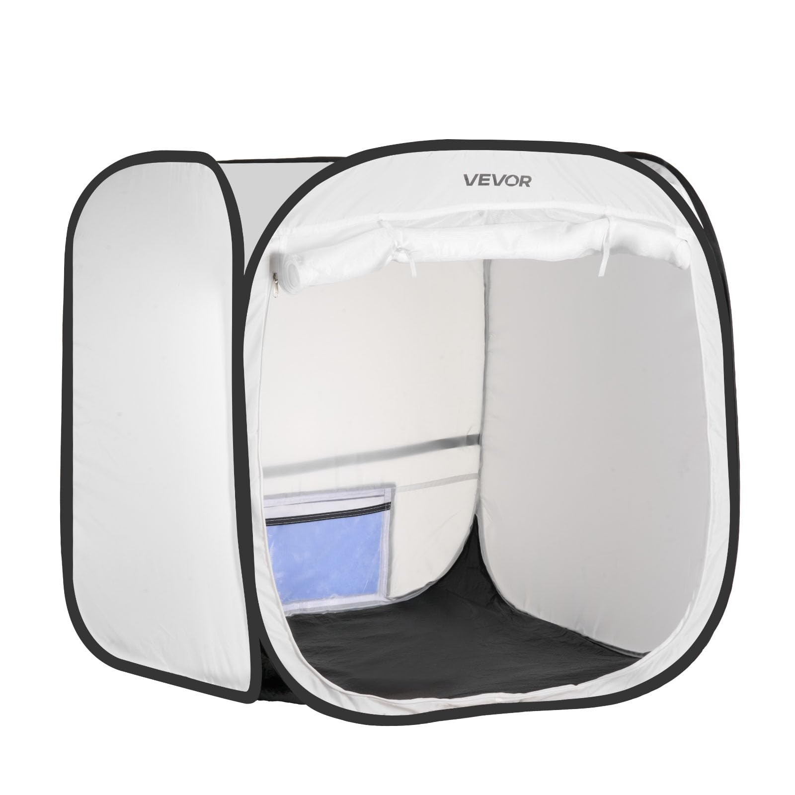 VEVOR Cabine de Peinture Portable et Légère 72 x 72,5 x 75 cm, Tente de Pulvérisation de Conception Pop-up, avec Porte Grillagée, pour Petits Modèles, Sculptures, Vases, Cadres Photo, Bricolage