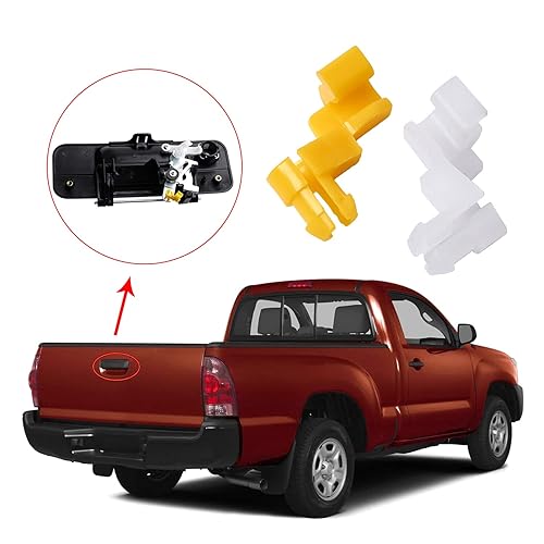 Miniatura 4 de (5 pares) de clips de barra de bloqueo de puerta para manija de puerta trasera, repuesto de clip de varilla de manija de puerta trasera compatible