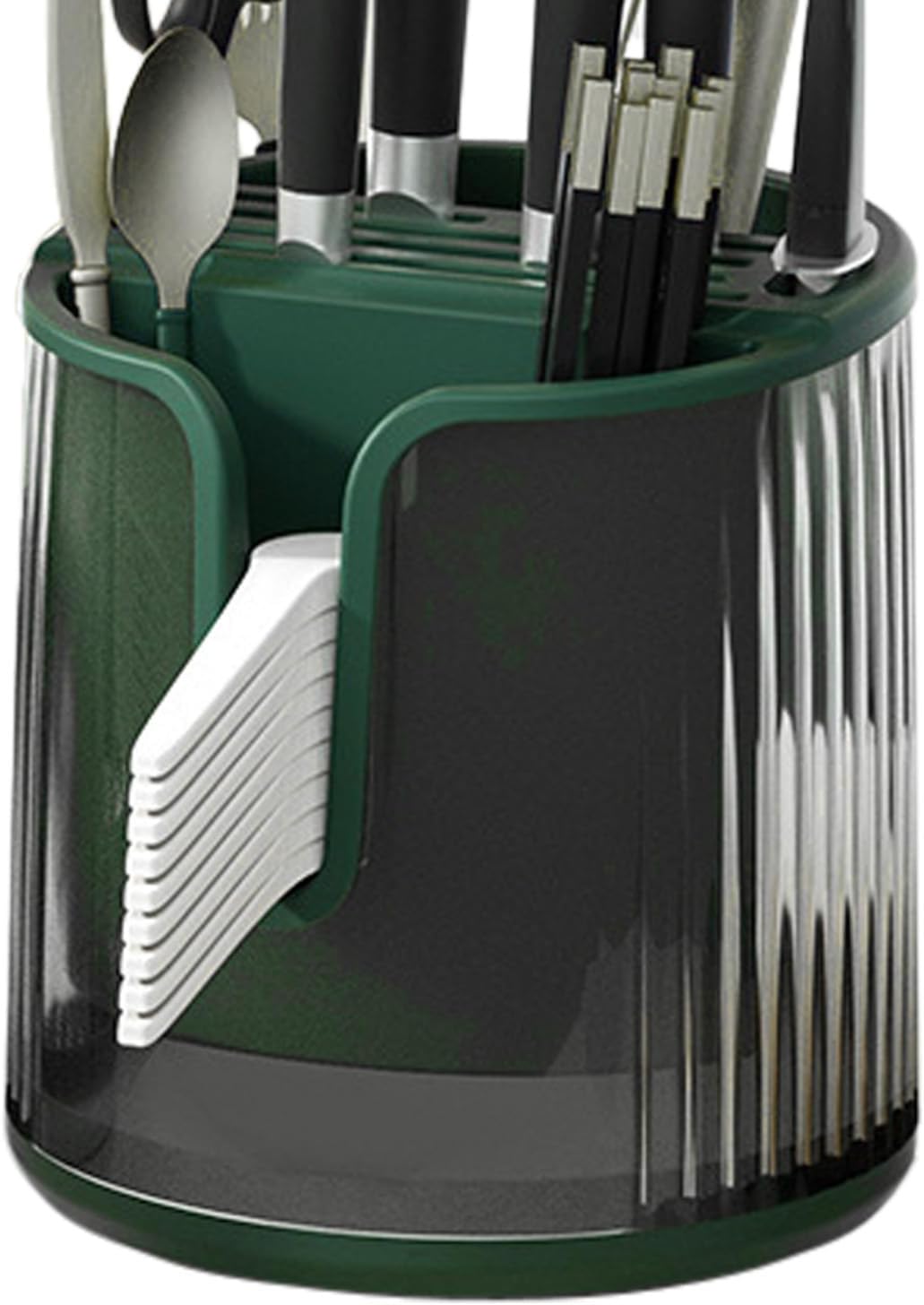 Rotating Utensil Carousel Holder, ABS Rotating Cooking