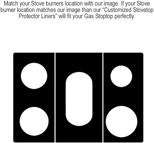 Miniatura 8 de Protectores para estufa Whirlpool Protectores para cubierta de estufas de gas Whirlpool a la medida Protectores fáciles de limpiar para modelo