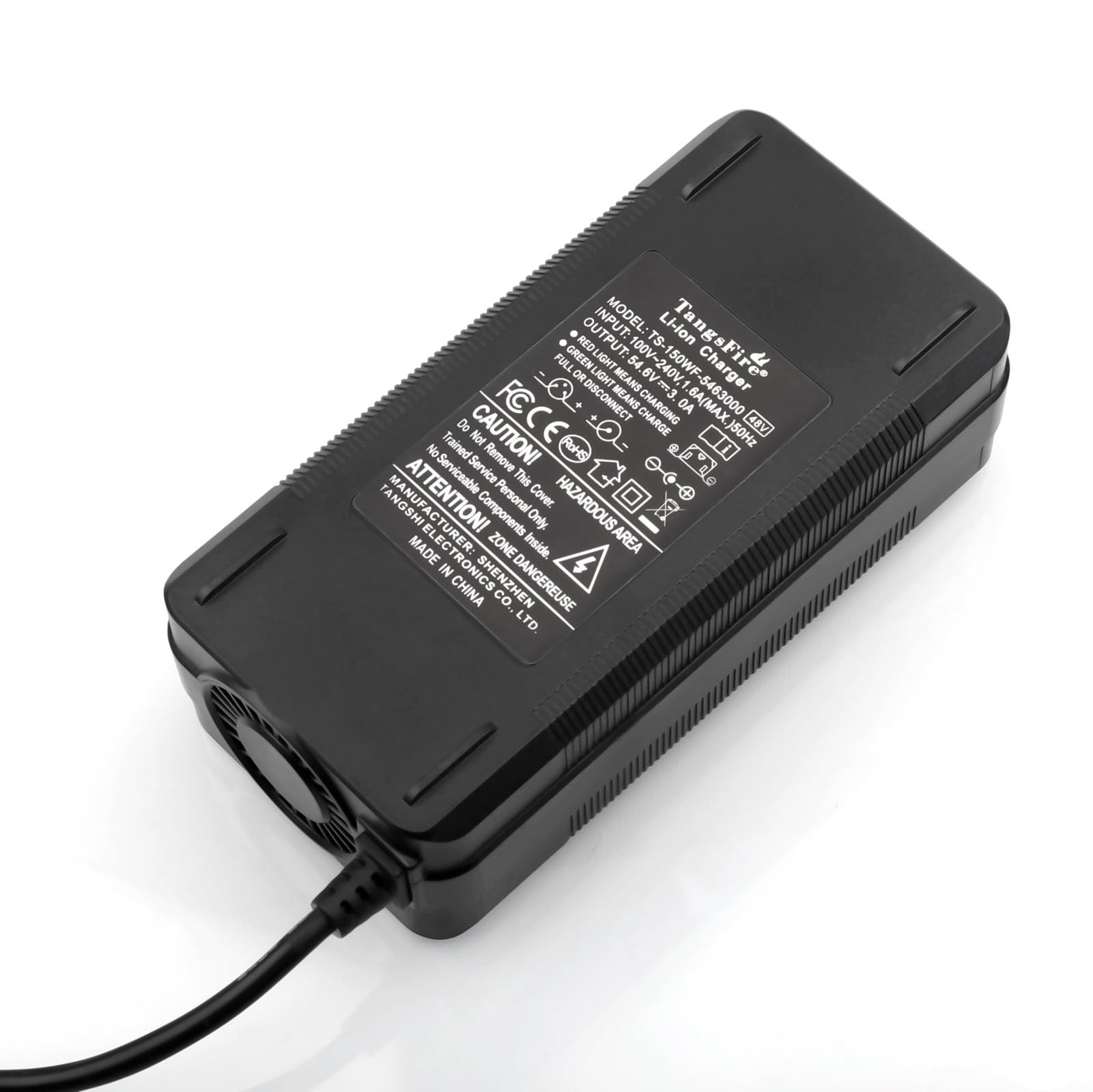 Caricatore per batteria da 54,6 V Caricatore della batteria 48V al litio Caricabatteria per Bici elettrica Scooter Gx16 Connettore