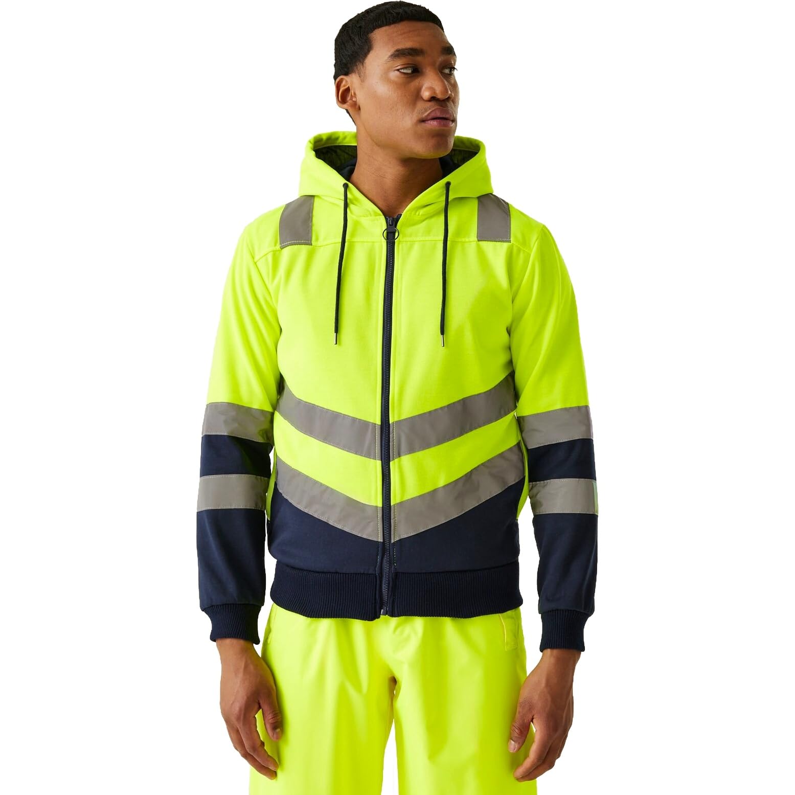 Regatta Professional Mens Hi Vis Reflective Hoodie
