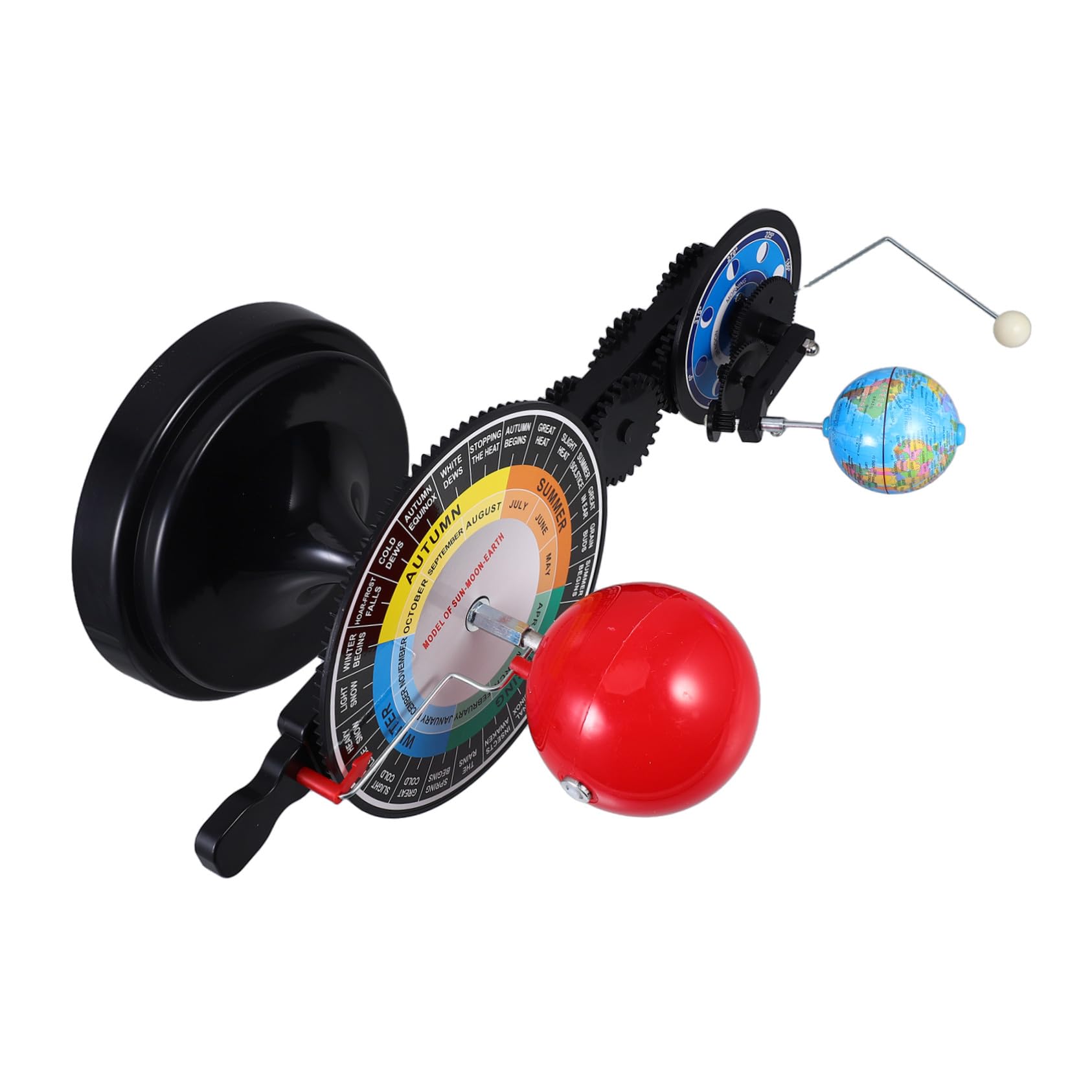 Solarspielzeug Sonnensystem Planetenmodell aus Kunststoff für Kinder | Spielzeug für Sonnensystem, Erde Sonne Mond Bewegungsmodell, für Astronomie Lernen und Unterricht