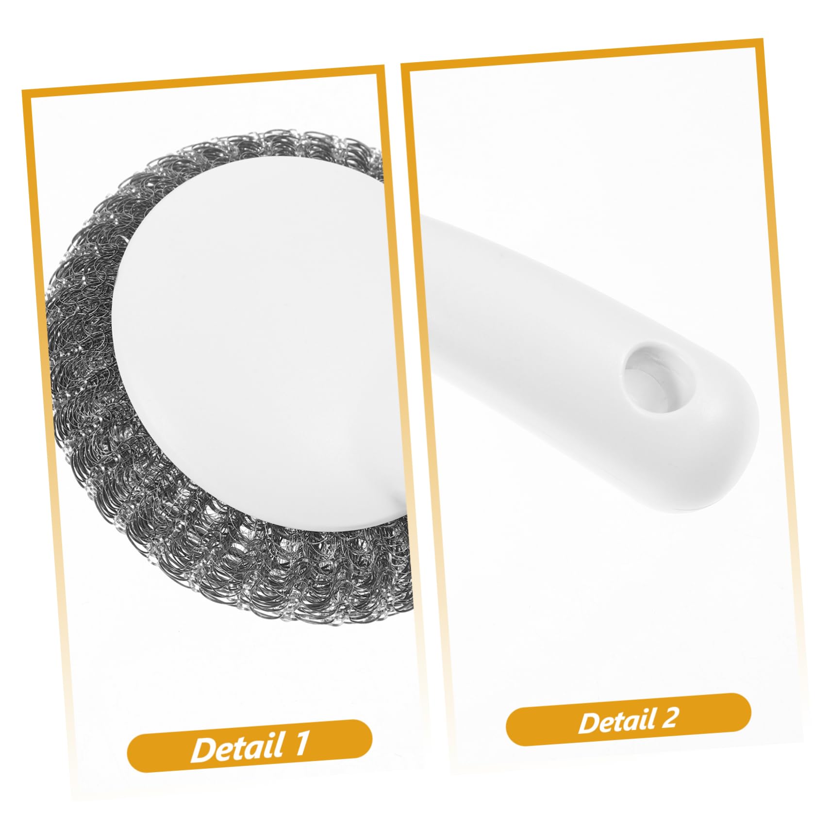 Zerodeko 4 Pezzi Spazzola Per Pentole Scopo Lavastoviglie Microfibra Tutto Cucina Spazzola Per Piatti Pespa Per Lavaggio Del Piatto Lavapiatti in Acciaio Strofinare i Piatti Lana D'acciaio
