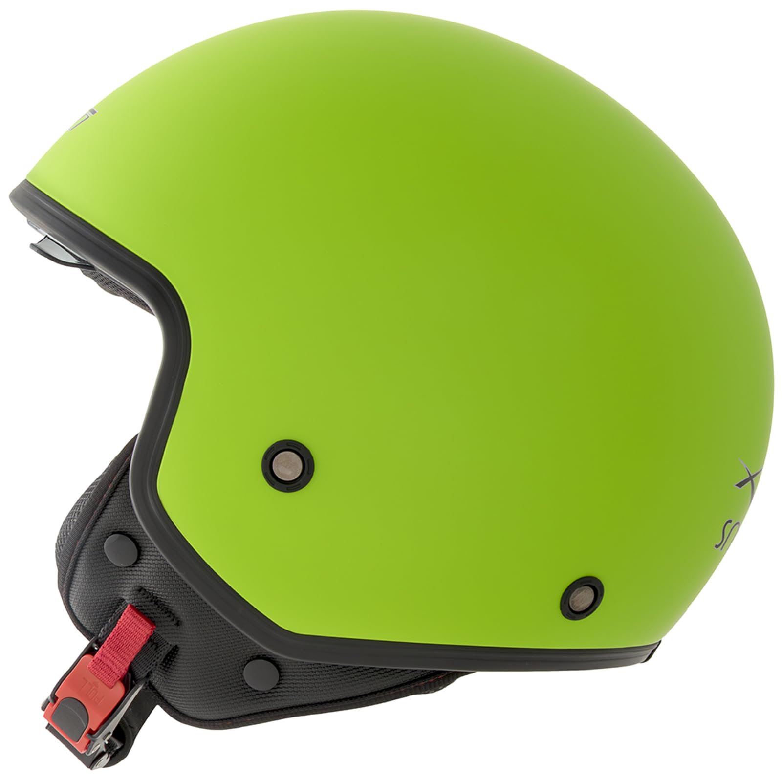 Casco Jet Moto Certificato ECE 22-06 - Parasole Con Visiera Lunga, Taglia XL, Verde - Foto 10