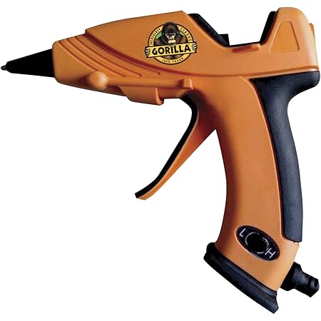 Gorilla Dual Temp Mini Hot Glue Gun, (Pack of 1)