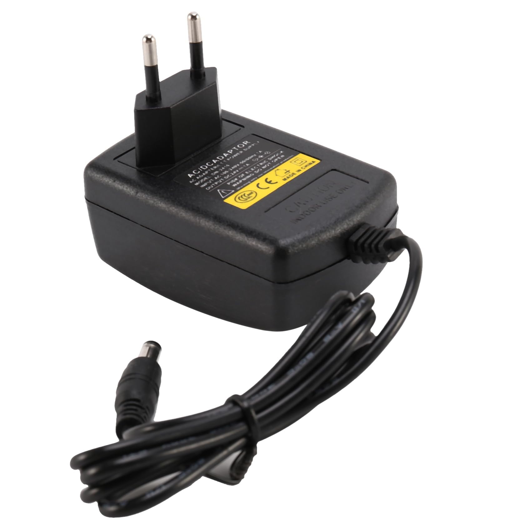 20X Cargador EU Enchufe AC 110V 220V Convertidor DC 24V 1A Fuente de Alimentacion del Adaptador Negro