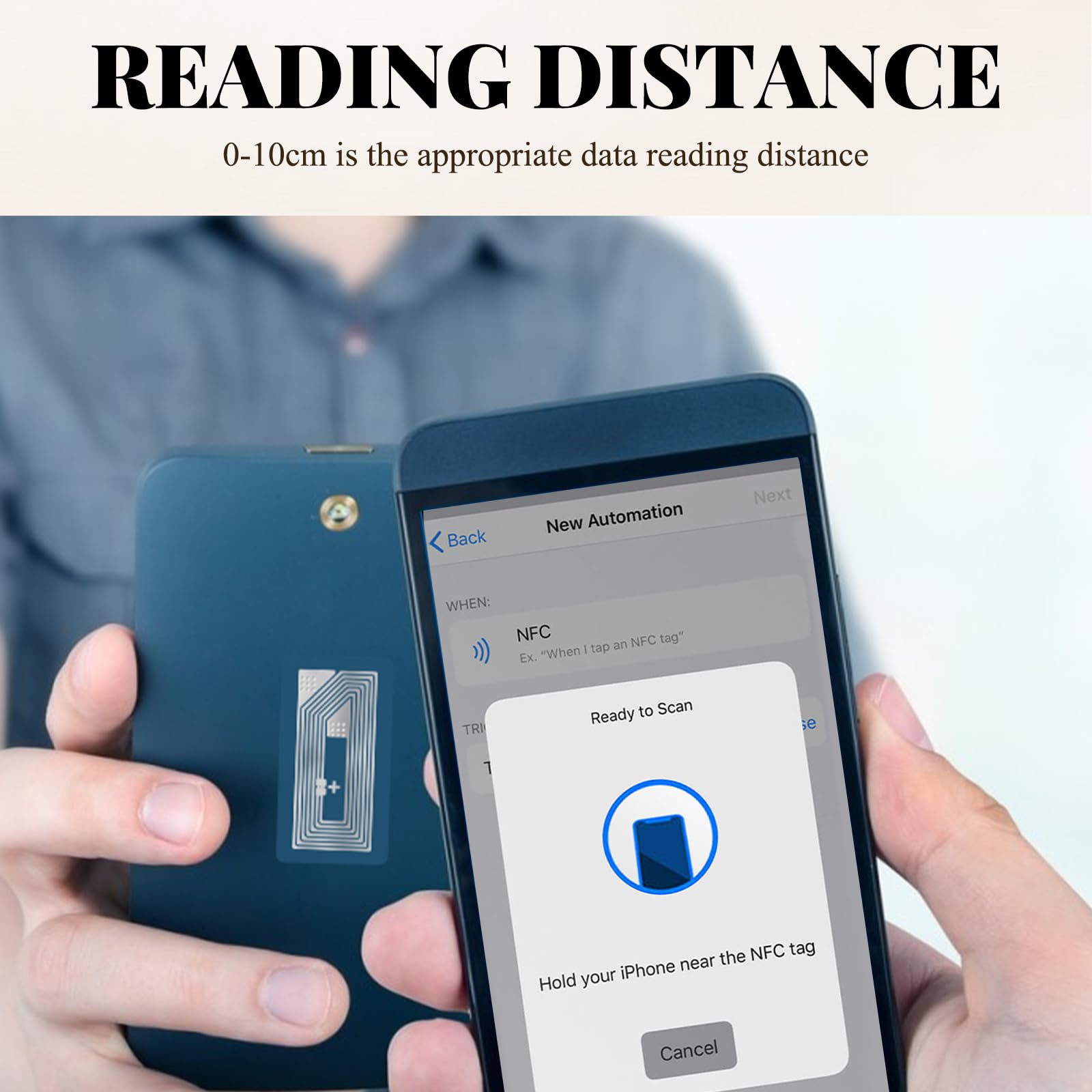 100 etichette adesive NFC con chip originale NTAG213 da 13,56 MHz, etichette NFC trasparenti, impermeabili, adesivi NFC Ntag213, memoria a 144 byte, compatibili con tutti gli smartphone e i