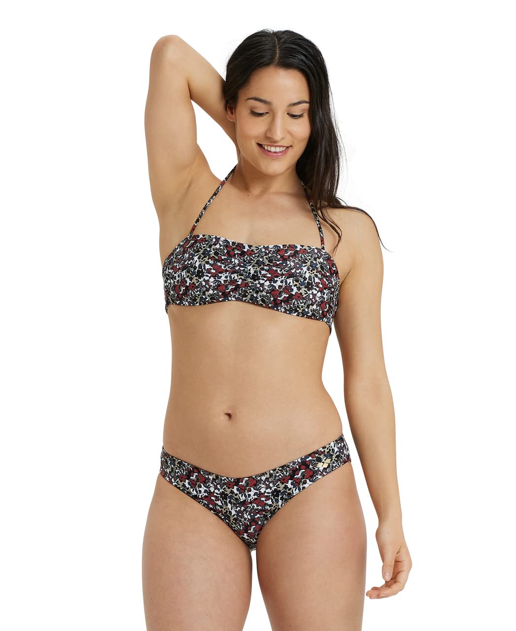 ARENA Women's Bikini Bandeau Allover Dos Piezas Mujer (Pack de 1)
