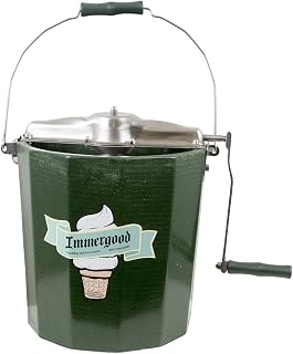 PREMIUM 4 qt. - Stainless Steel Ice Cream Maker - Hand Crank