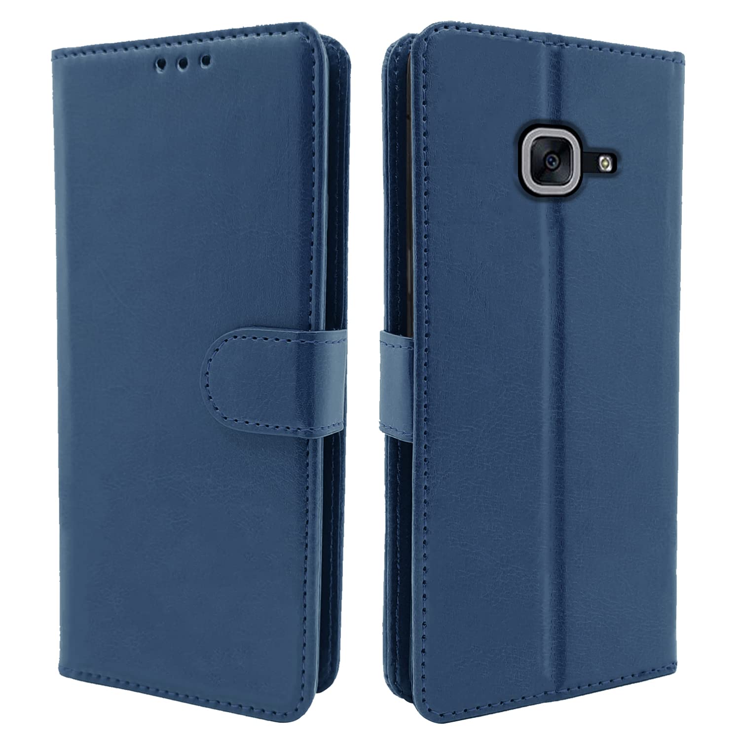 Pikkme Samsung Galaxy J7 Max Flip Case Leather Finish | Inside TPU with Card Pockets | Wallet Stand and Shock Proof | Magnetic Closing | Complete Protection Flip Cover for Samsung Galaxy J7 Max (Blue) (B0B3VFKC2T) Amazon Price History, Amazon Price Tracker