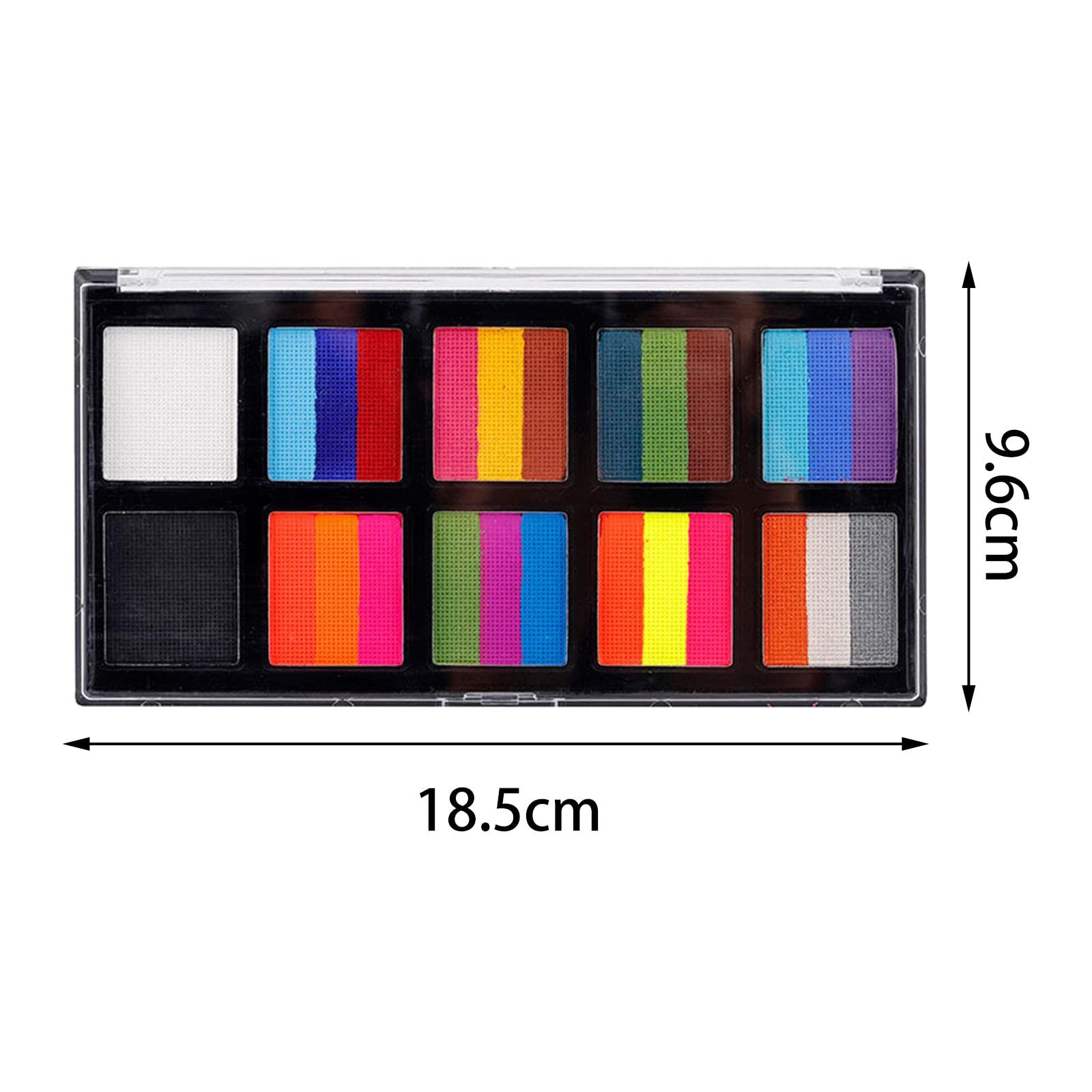 Ensemble de 2 Peintures pour Le Visage et Le Corps, Palette de Maquillage pour Adultes, 26 Couleurs