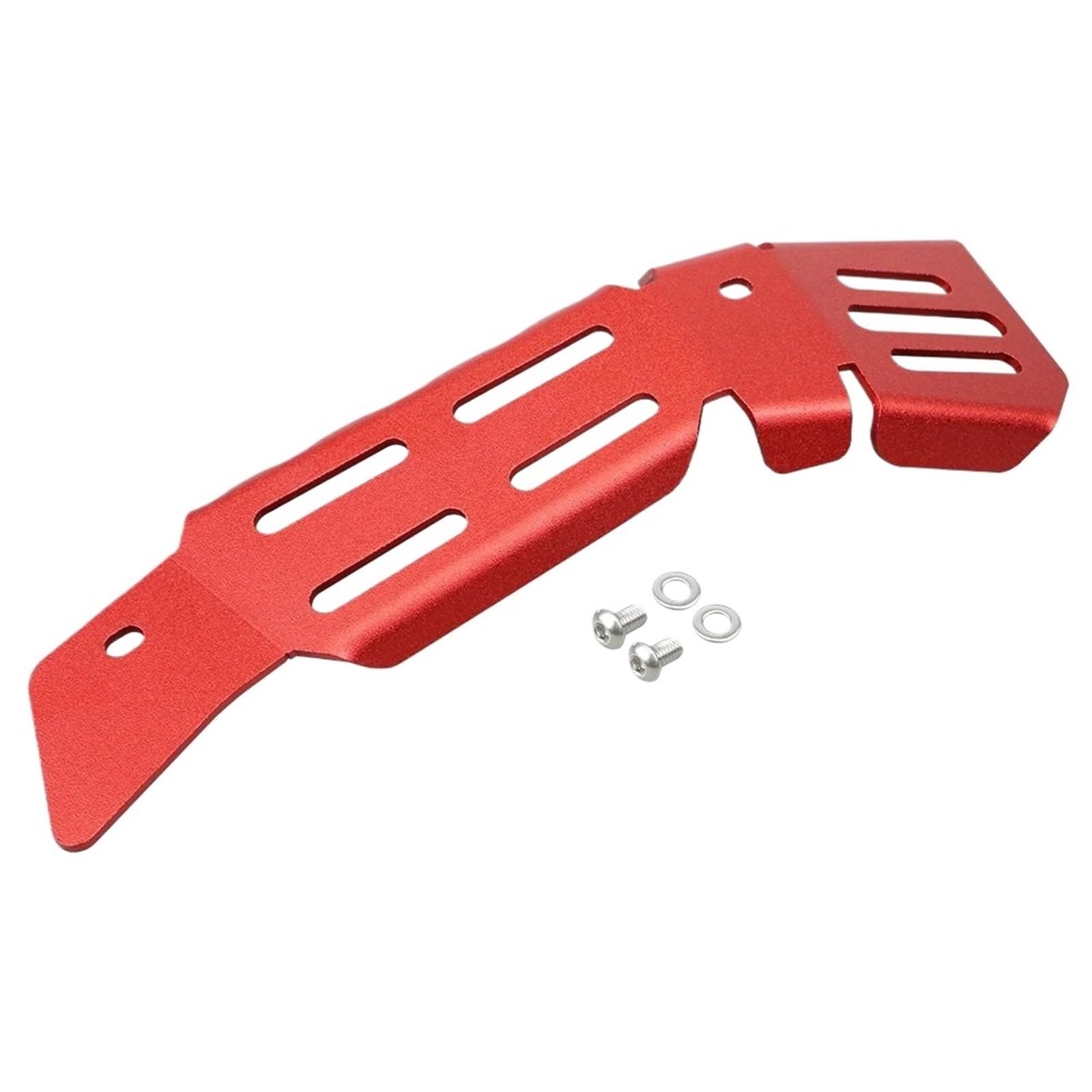 Protector de Escape Protector de Tubo de Escape de Aluminio para Motocicleta, Protector térmico, Compatible con Honda XR650L (1993-2024) Deflectores de Calor para Escape(Red)