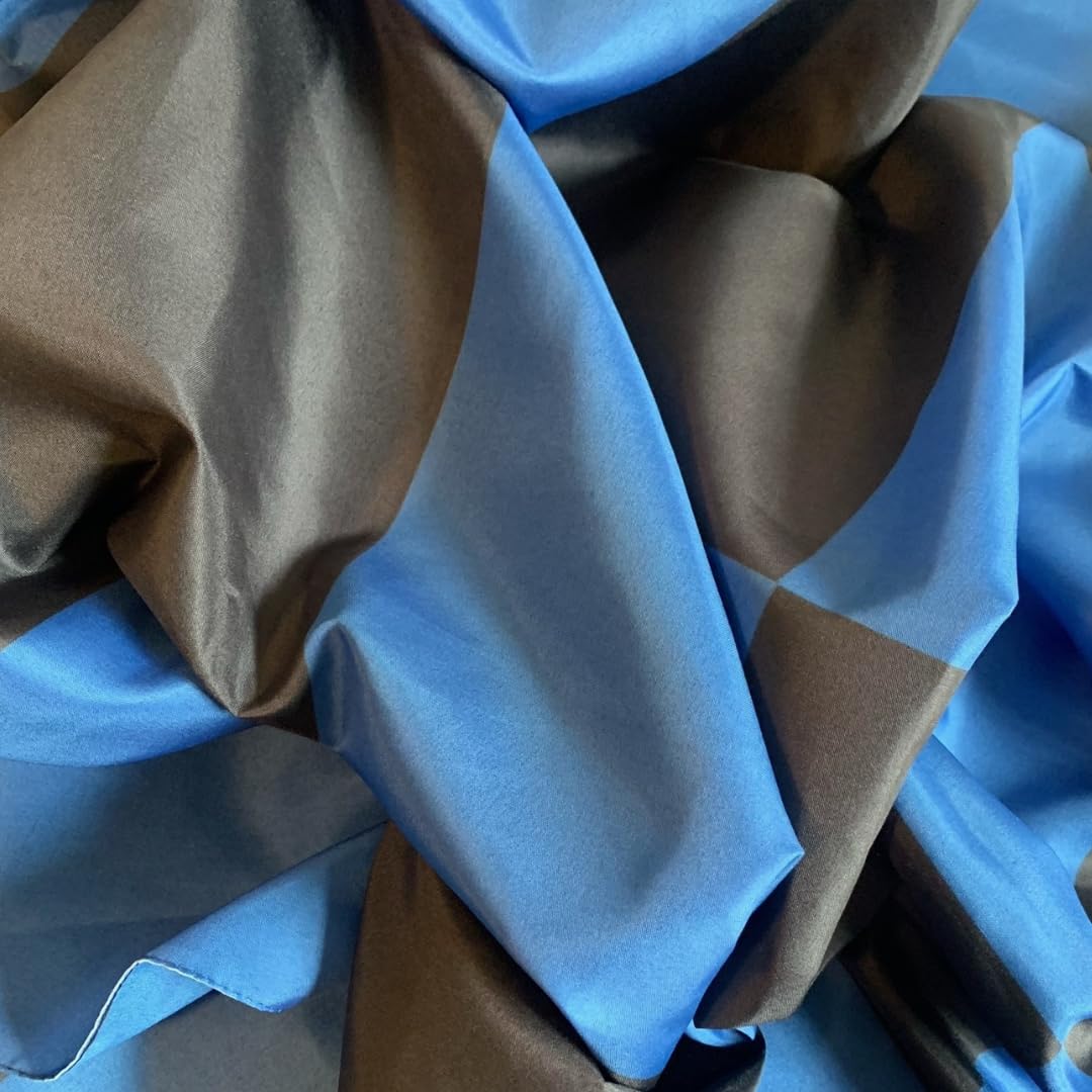 NARAMAKI® Bandiera Scacchi Neri E Azzurri 90x150cm - Made in Italy - Bandiera Int Scacchiera in Poliestere con Passante per Asta Nera ED Azzurra - Campinato di Calcio 2025