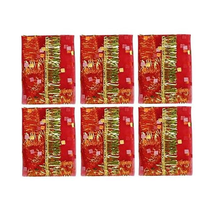 KYNA Navratri Kanya Pujan Gift Set Kanjak Gifts for Girls Navratri Return Gifts for Kids- Multicolor (MATA Chunni Set- 6 Pcs)