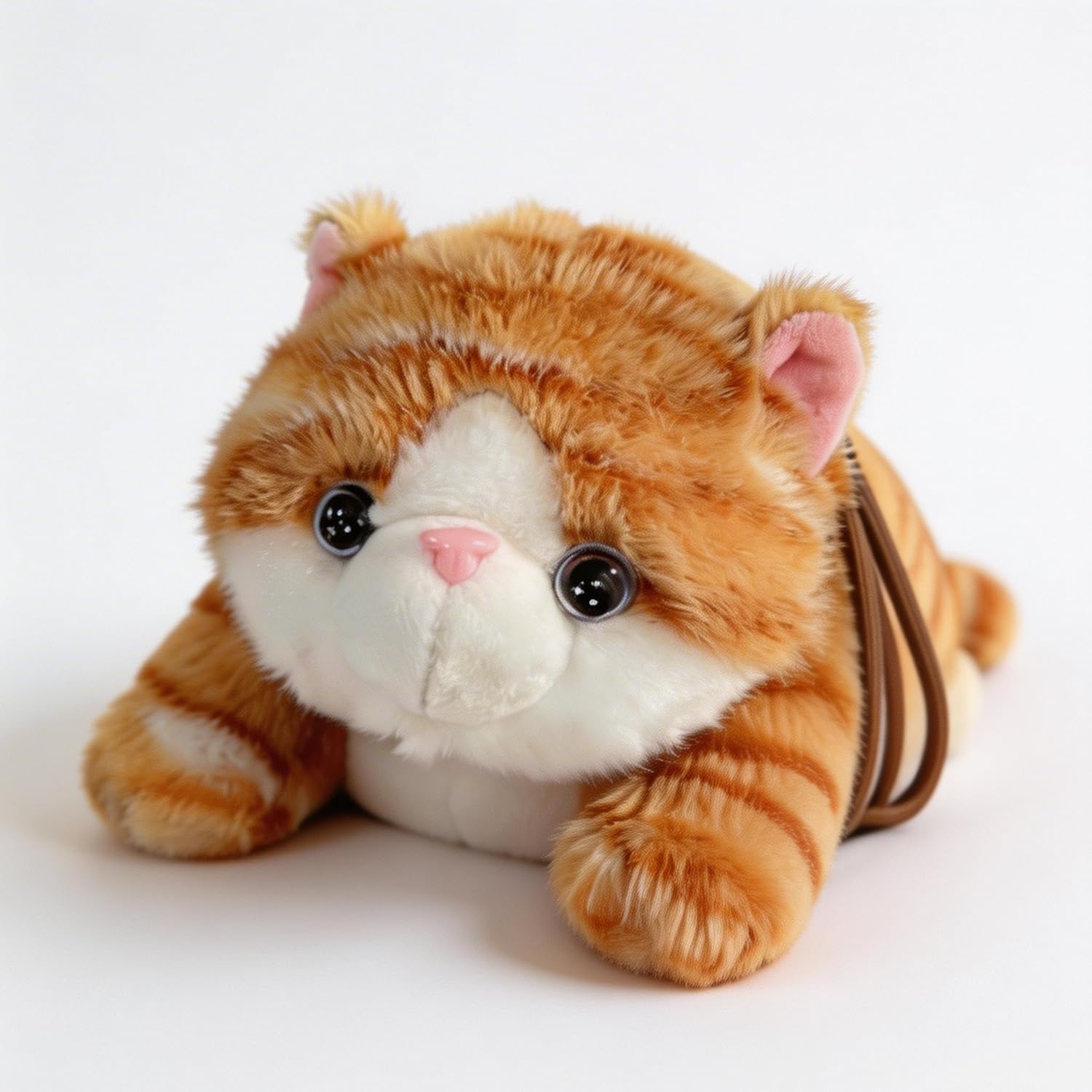 WNXBFO Premium Plush Material, Adult Stress Relief Companion, Desktop Decor Collection, Emotional Support Plush, Gift for Cat Enthusiasts（18CM）