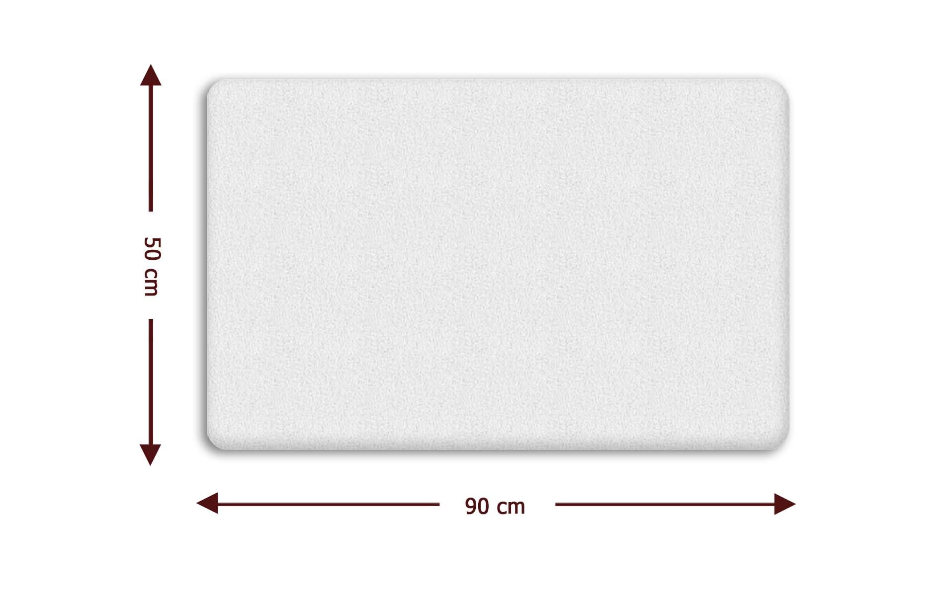 2 x 100% Waterproof Crib Mattress Protectors (Size 90 x 50 cm), White - Image 3