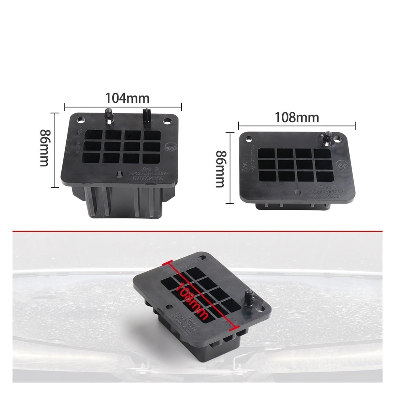 Sollevamento, for Jack Glue Plastic PC Front Jacking Pad
