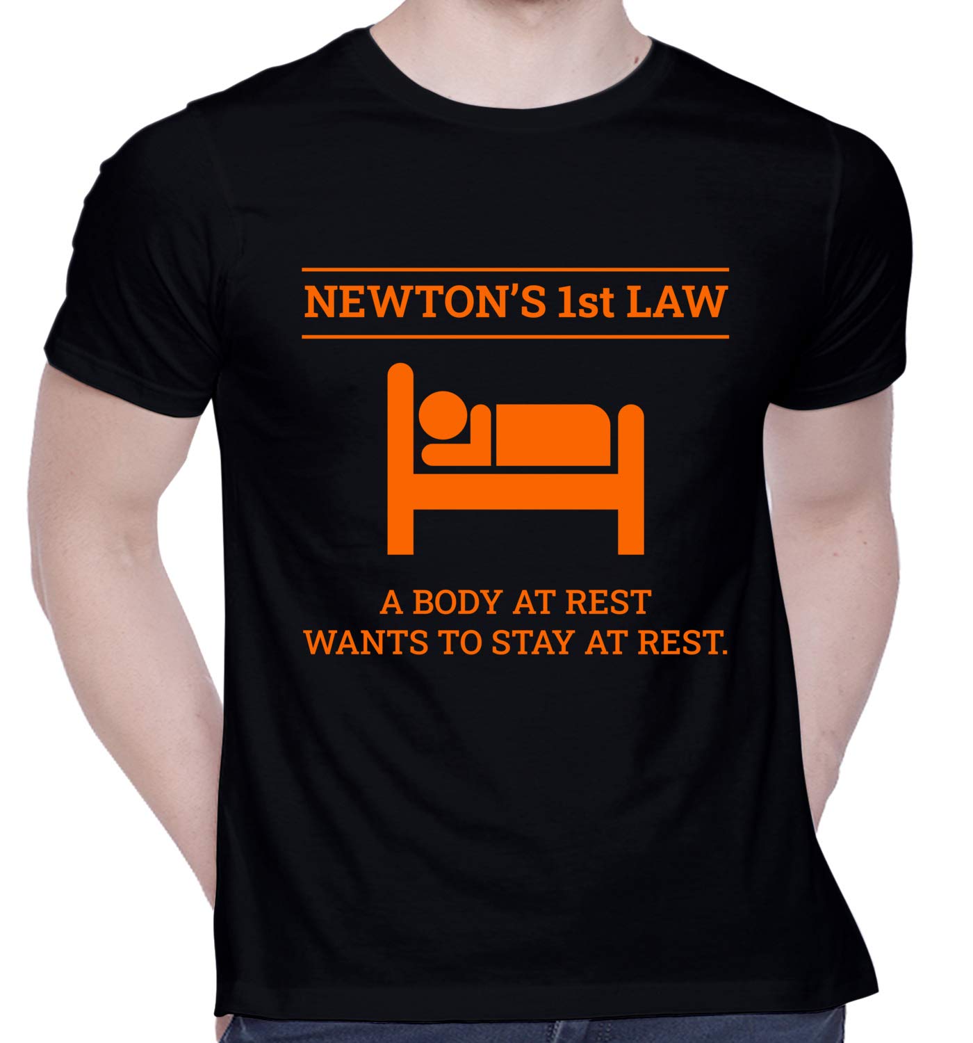 creativit Graphic Printed T-Shirt for Unisex Funny Quotes Tshirt | Casual Half Sleeve Round Neck T-Shirt | 100% Cotton | D00306-256-picture-34