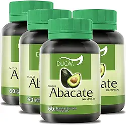 Kit 4 Und Óleo de Abacate 60cps 1000mg Duom
