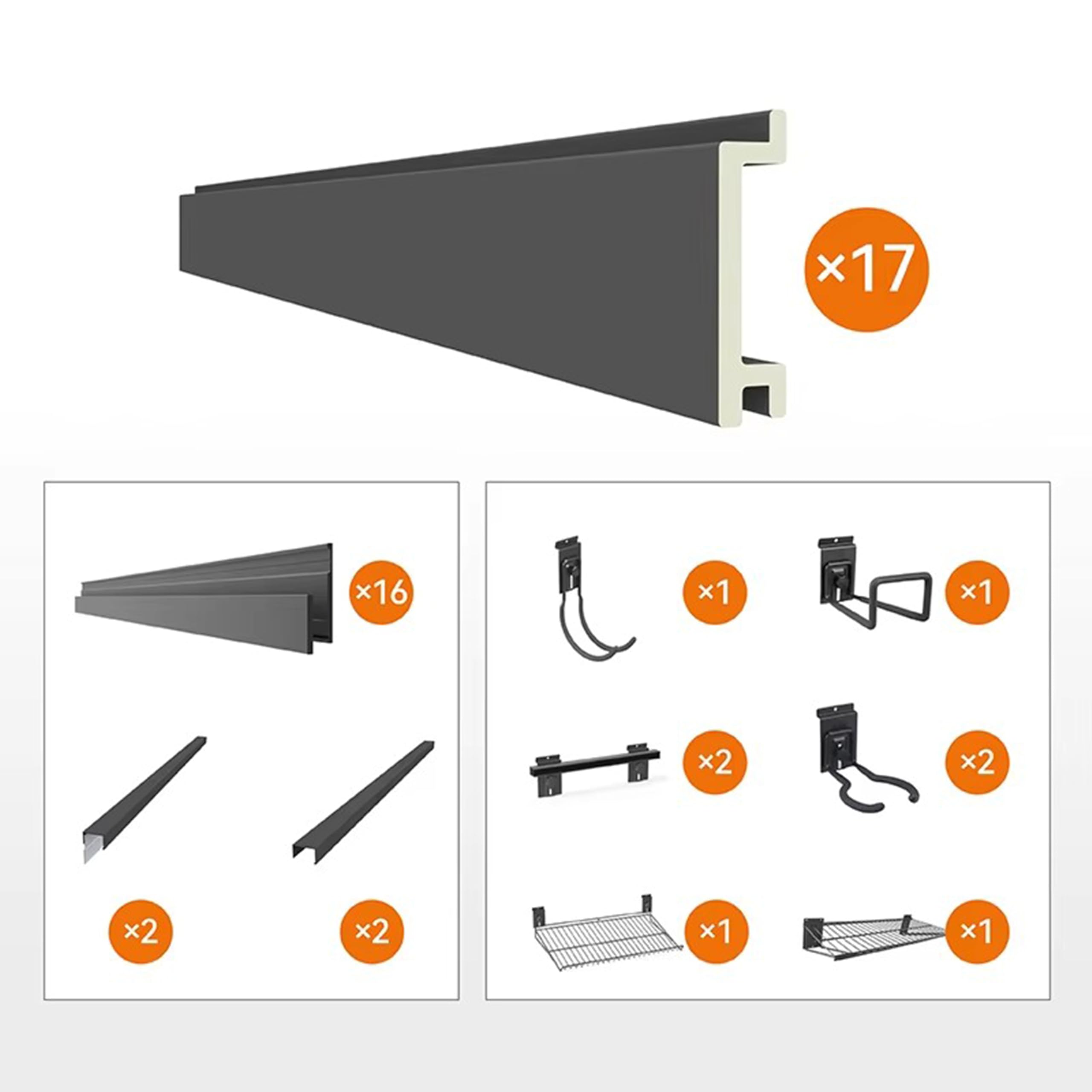 Werkzeugwand,118 x 160 x 1,77 cm, WPC Wandpaneel Werkzeughalter Organizer, Wandhalterung, Ordentlich in Werkstatt, Lager, Keller, Werkbank, Garage, Laden (Weiß, 118x160)