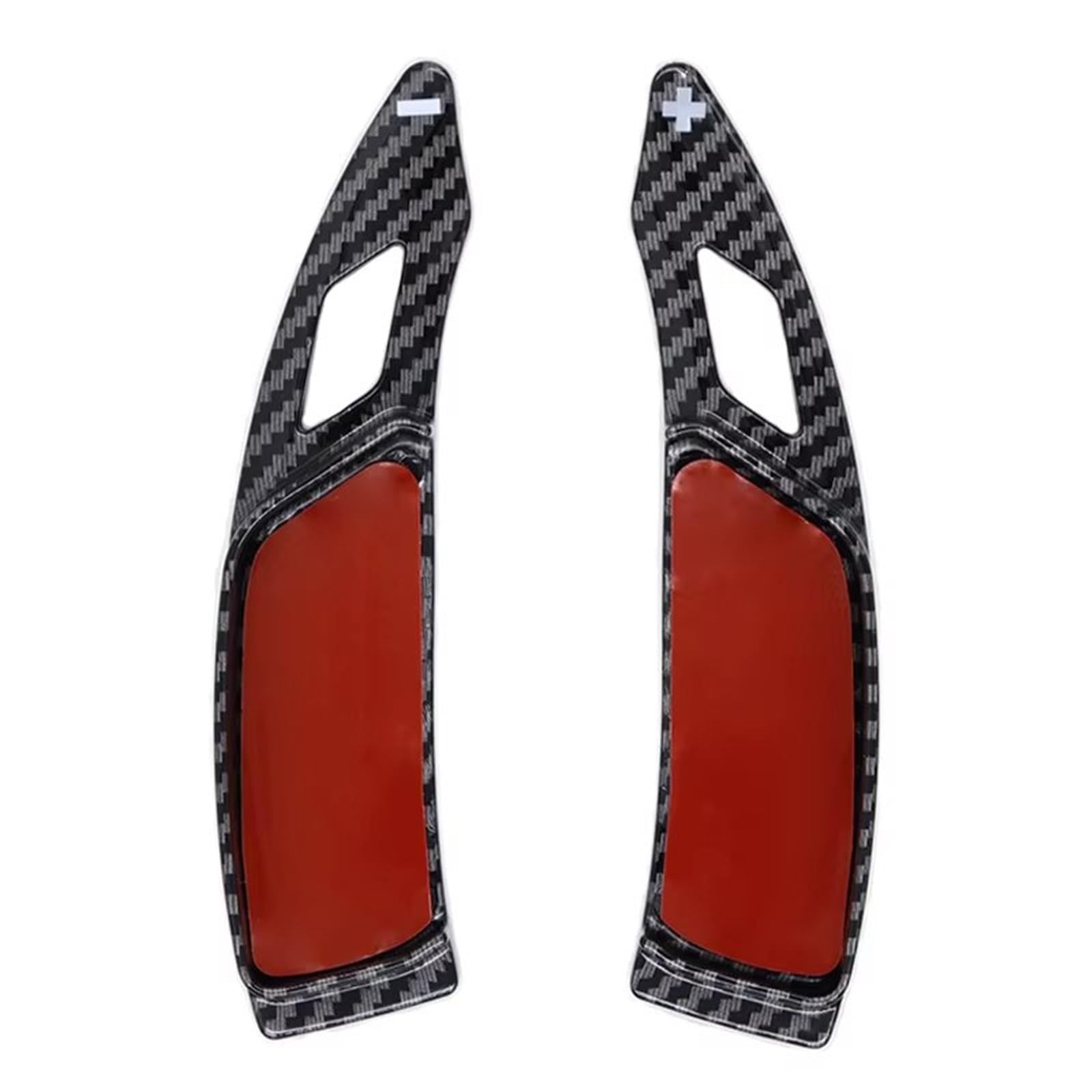 Reyukhn Carbon Black Shift Paddle Accessories 2Piece Steering Wheel Shift Paddle Shifter For Peugeot 208 308 508 2008 3008 5008 For Gti Sw Allure Steering Wheel Trim
