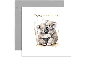 Old English Co. Happy Anniversary Koala Bear Wedding Anniversary Card