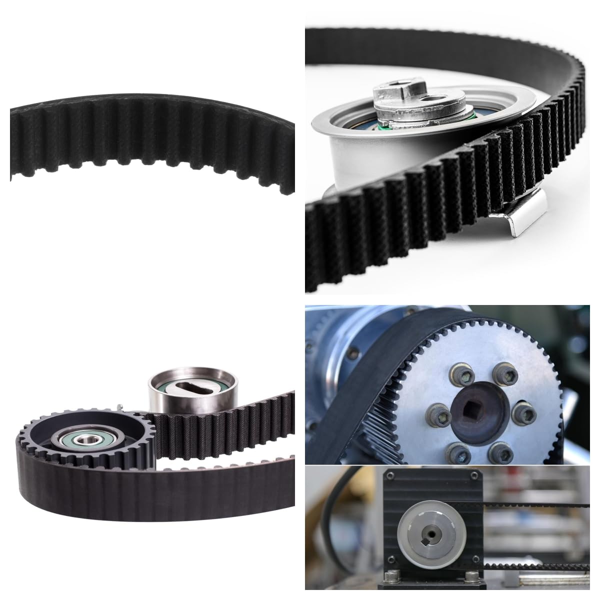 1pcs HTD5M-905 Close Loop Pulley Timing Belt 10mm Width 5mm Pitch 905mm Perimeter,5M-905-10mm Width Black Synchronous Belt Arc-Shaped Teeth,Rubber Drive Timing Belts