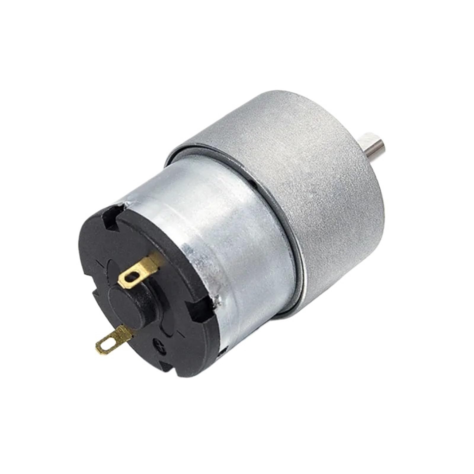 TQSKA JGB37-520 Miniature High Torque Gearbox 6V/12V/24V 7RPM~960RPM High Power Micro Speed Reversible Electric Gear DC Brush Motor(12rpm,12V)