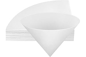 Deep Fryer Cone Filters - Sift Out Impurities, Keep Oil Clean, 20 Pack