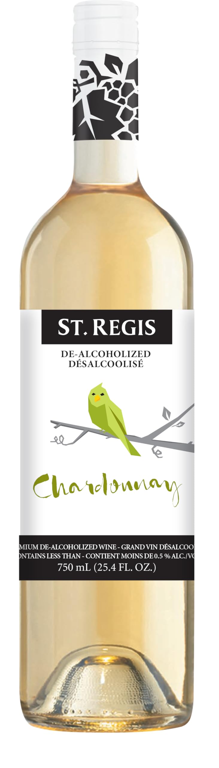 St.Regis Chardonnay (Non Alcoholic Wine), 25.4 Fl Oz