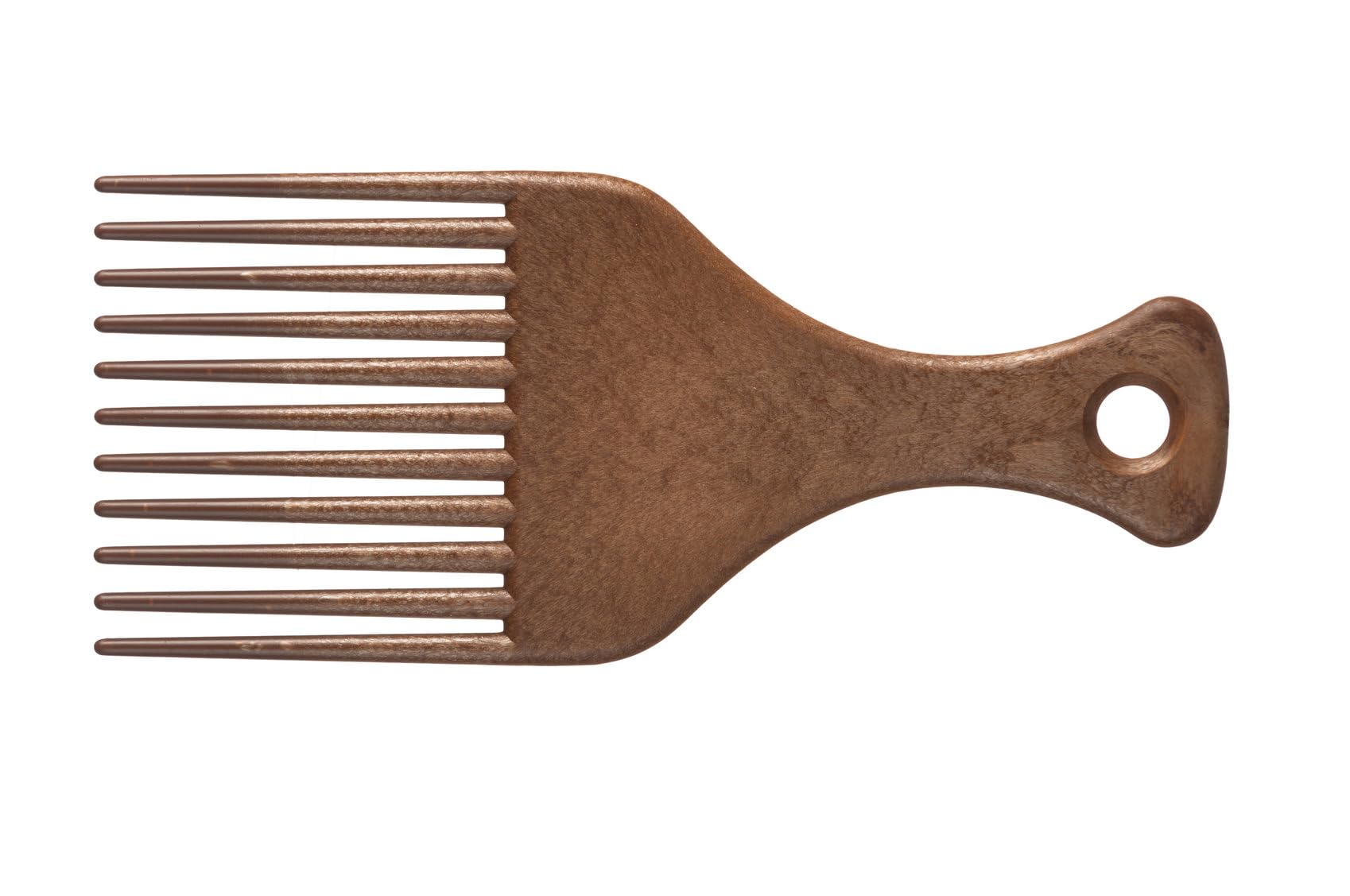 Peine Pelo Rizado - Ahuecador Grande de 11 Púas de Madera Para Rizos - Afro, Dientes Especiales - Peluquero Resistente al Calor - Estilo de Cabello Natural - Tamaño Grande