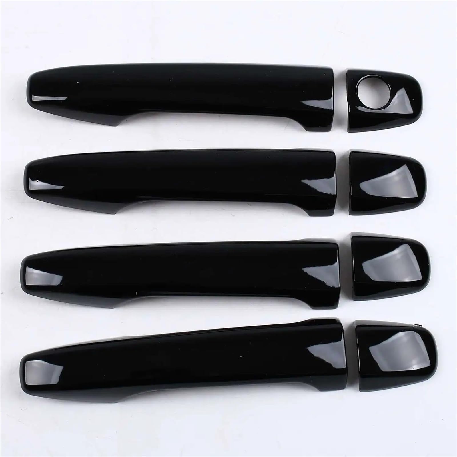 Dtasmbd Black 4 Exterior Side Door Handle Protective Covers Car Exterior Door Handle Cover Trim For Subaru Wrx For Outback For Forester For Impreza 2013 2014 2015 2016 2017 2018 Glossy Black Auto(Black 4)