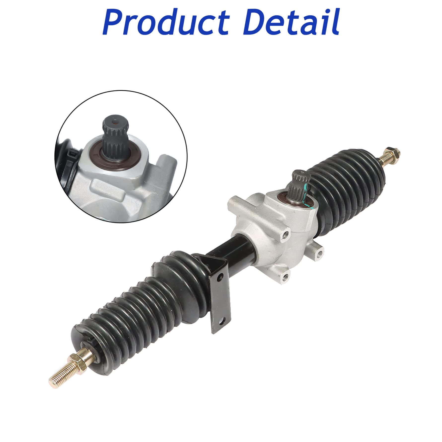 Silscvtt Repuesto de caja de cambios de piñón y cremallera de dirección para Polaris RZR S 900 2015-2018 1823994 1824770