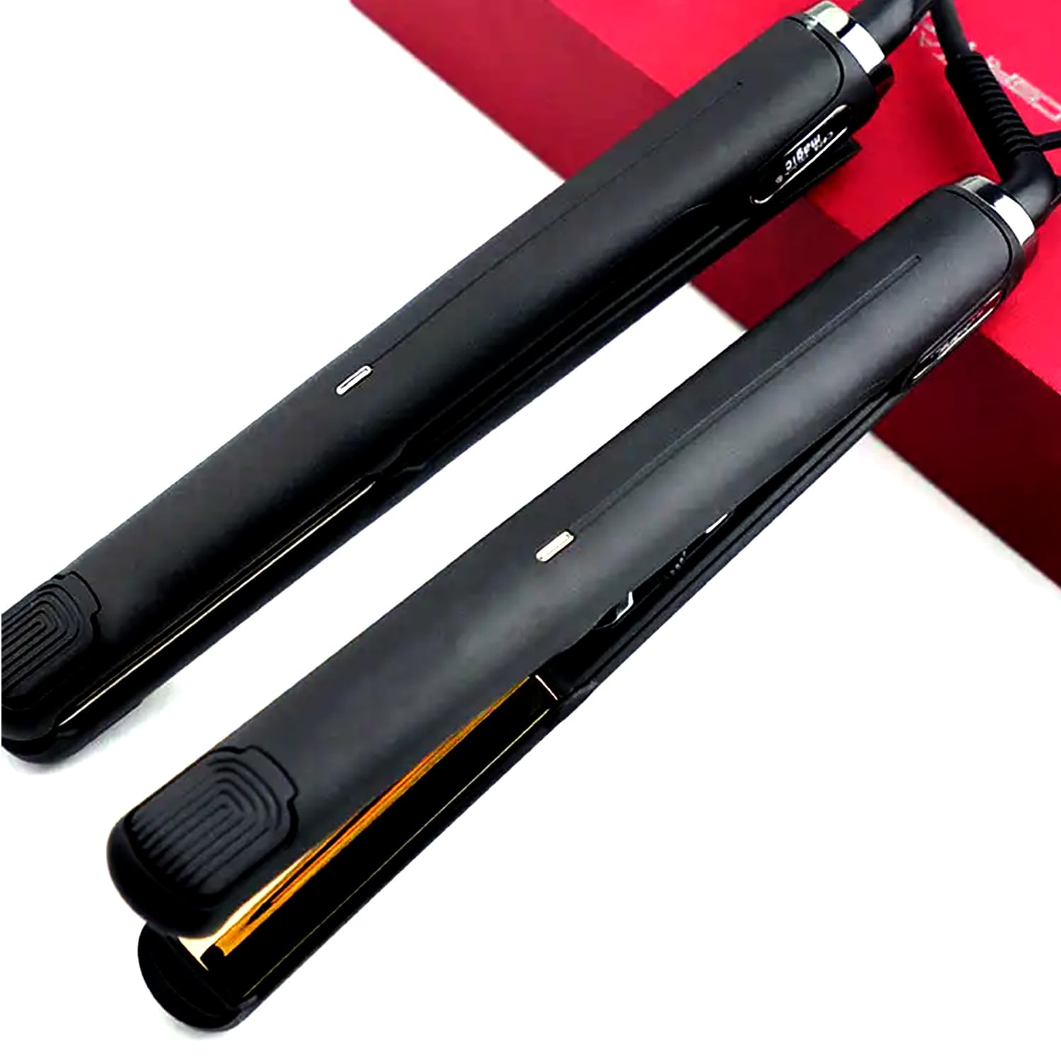 Amazon.com : Professional Hair Straightener 2 in 1 Curved Ceramic