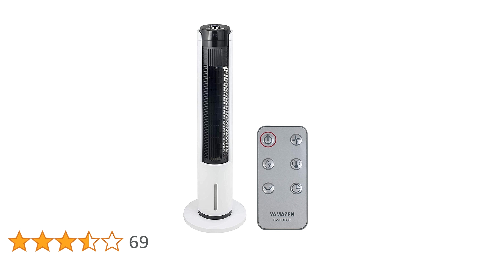 Amazon | [山善] 冷風扇 冷風機 タッチスイッチ 風量5段階調節