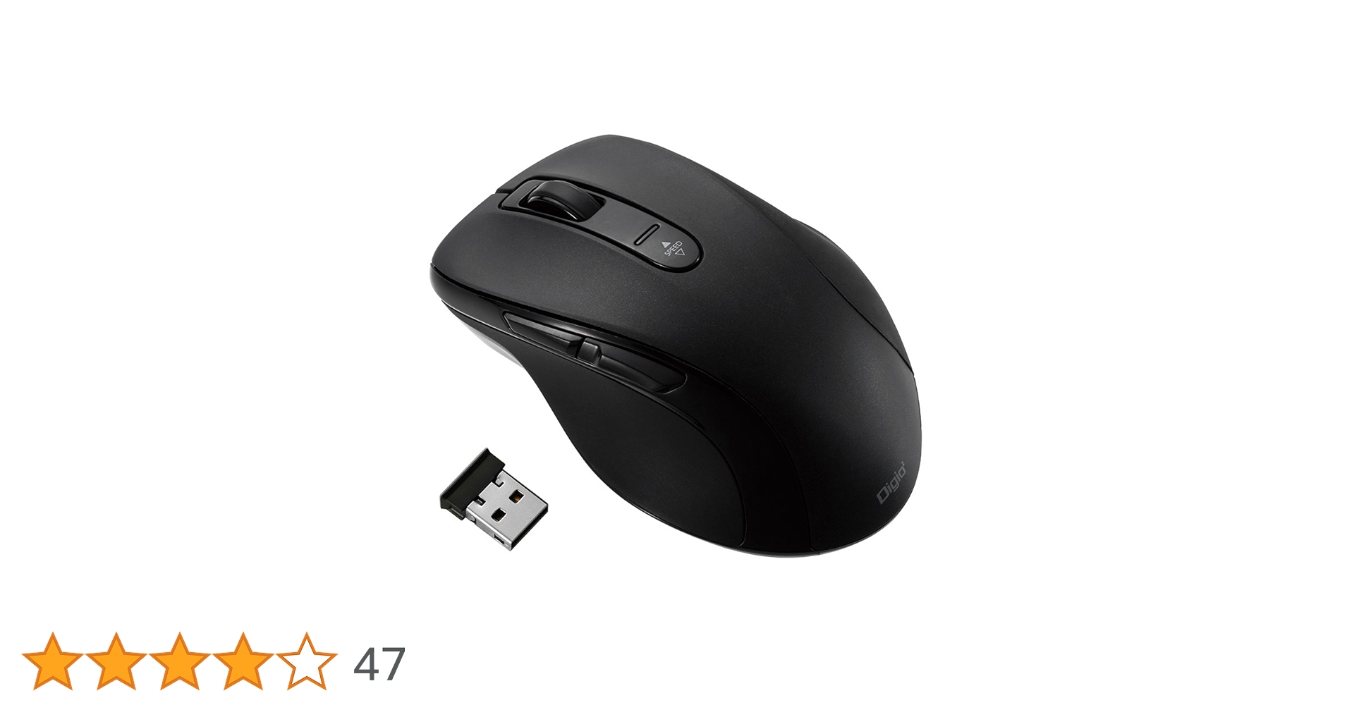 (未使用･未開封品)　Digio2 マウス 無線 静音 3ボタン BlueLED ブラック 48306 wyeba8q Amazon.co.jp: Digio2 マウス 無線 静音 3ボタン BlueLED