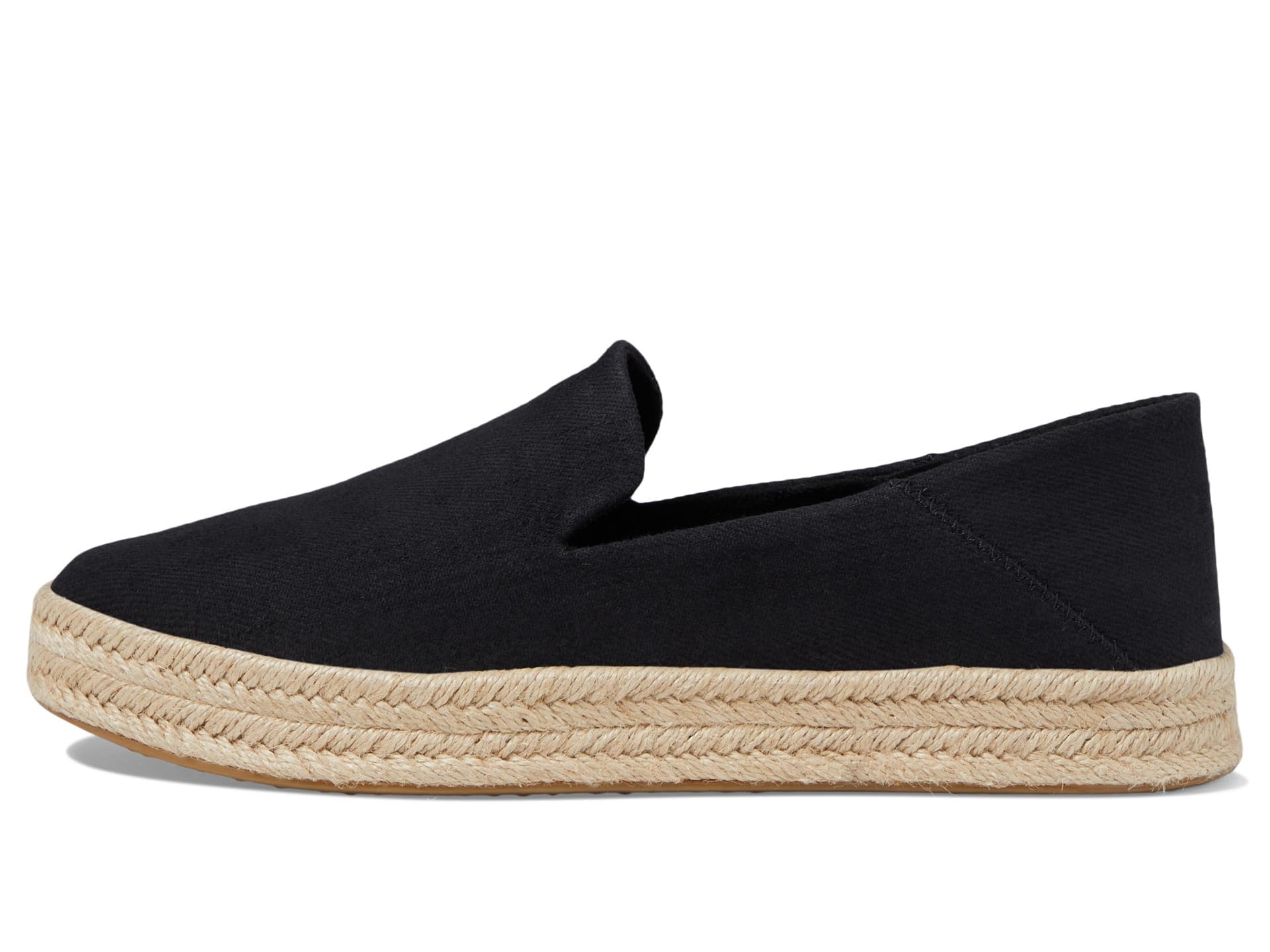 Toms Damen Espadrilles - Carolina 10020990 - Black Heavy Twill, Größe:39 EU