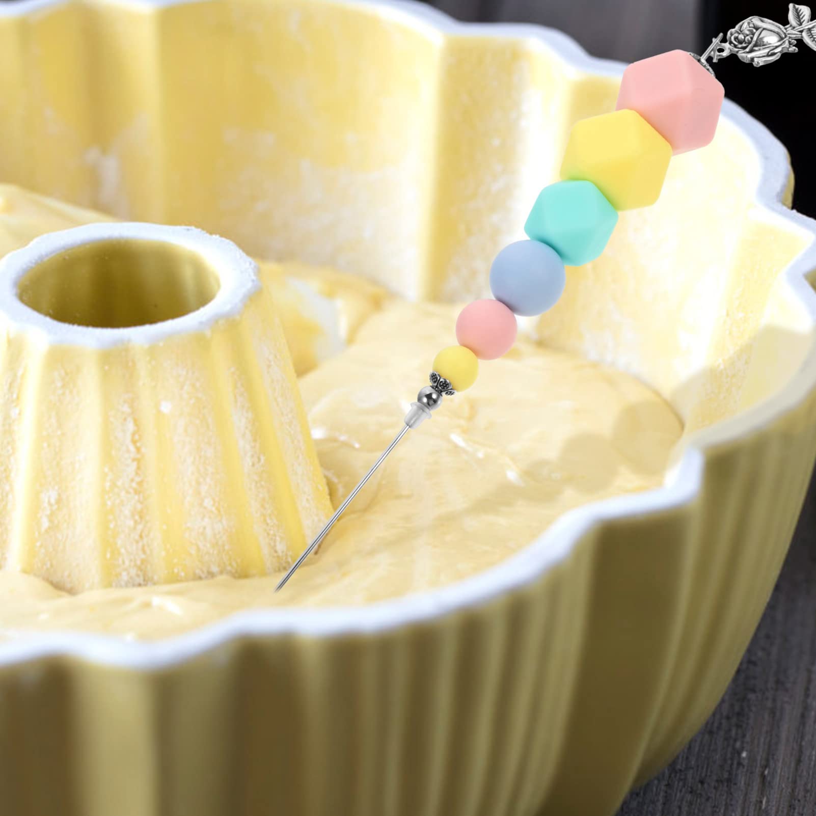 Kit Outils Décoration Cookies Et Glaçage - Aiguille à Mélanger Le Sucre - Multicolore - Longueur 13 Cm - Pour Pâtisserie Créative
