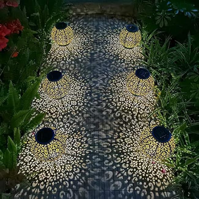 Go2garden Big Solar Outdoor Lanterns Waterproof, Gifts for Dad Mom Garden Yard Decor Lights for Patio,Balcony Party Ornaments, Birthday Mothers Day Gifts for Wife Grandma (1 Pack, Teal Blue)