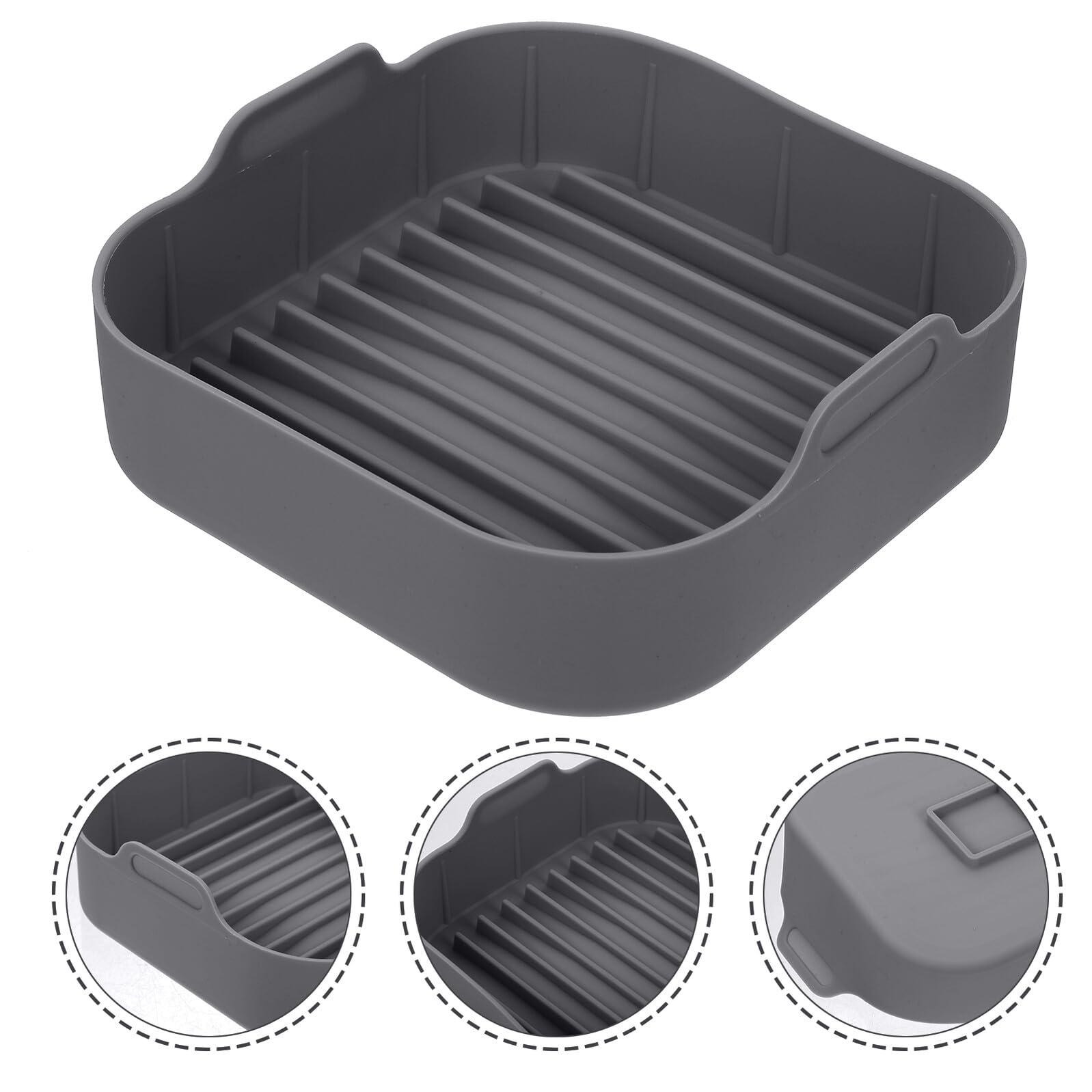 Silikon Heißluftfritteusen Einlage Hitzebeständig für Backofen
