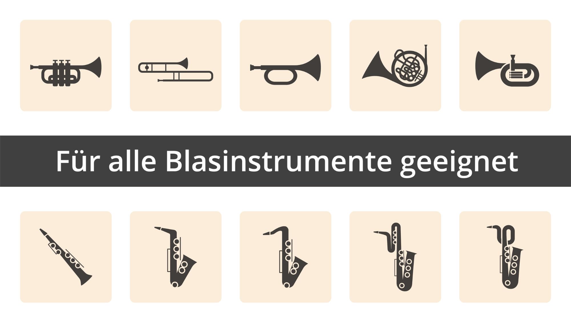 Pronomic IM-10 Bläsermikrofon, Clip-Mikrofon für Blasinstrumente | Back-Elektret Kondensator, Richtcharakteristik: omnidirektional, Frequenzgang: 20 - 20.000 Hz, Versorgungsspannung: 9-52 V