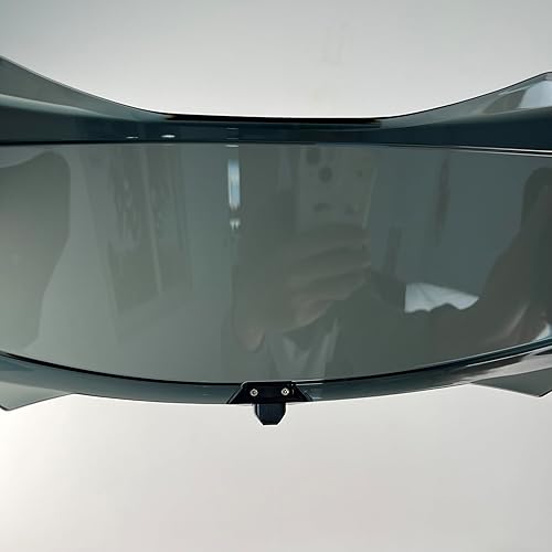 Miniatura 5 de Escudo para KYT R2R, R2R PRO Visera Casco Moto con protección UV (Plata-Para el día)