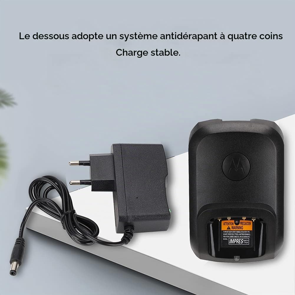 Chargeur de Talkie-walkie, (Prise UE) pour XIR P8268 Chargeur 100 240V DP4400 DP4800 DP4801 DEP550