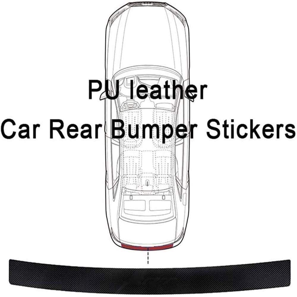 Protezione Paraurti Posteriore EAGLEG Per Ford Ecosport - Fibra Di Carbonio Adesiva Anti-Graffio - Foto 9