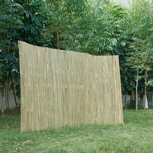 casa.pro Bambuszaun Baarle Sichtschutzmatte Sichtschutzzaun Balkonverkleidung Bambusmatte als Wind- und Blickschutz für Garten, Balkon, Terrasse (HxB) 200x300cm Natur