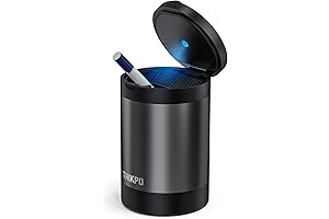 THIKPO Car Ashtray with Lid: Your Sleek and Convenient Ash Management Solution
