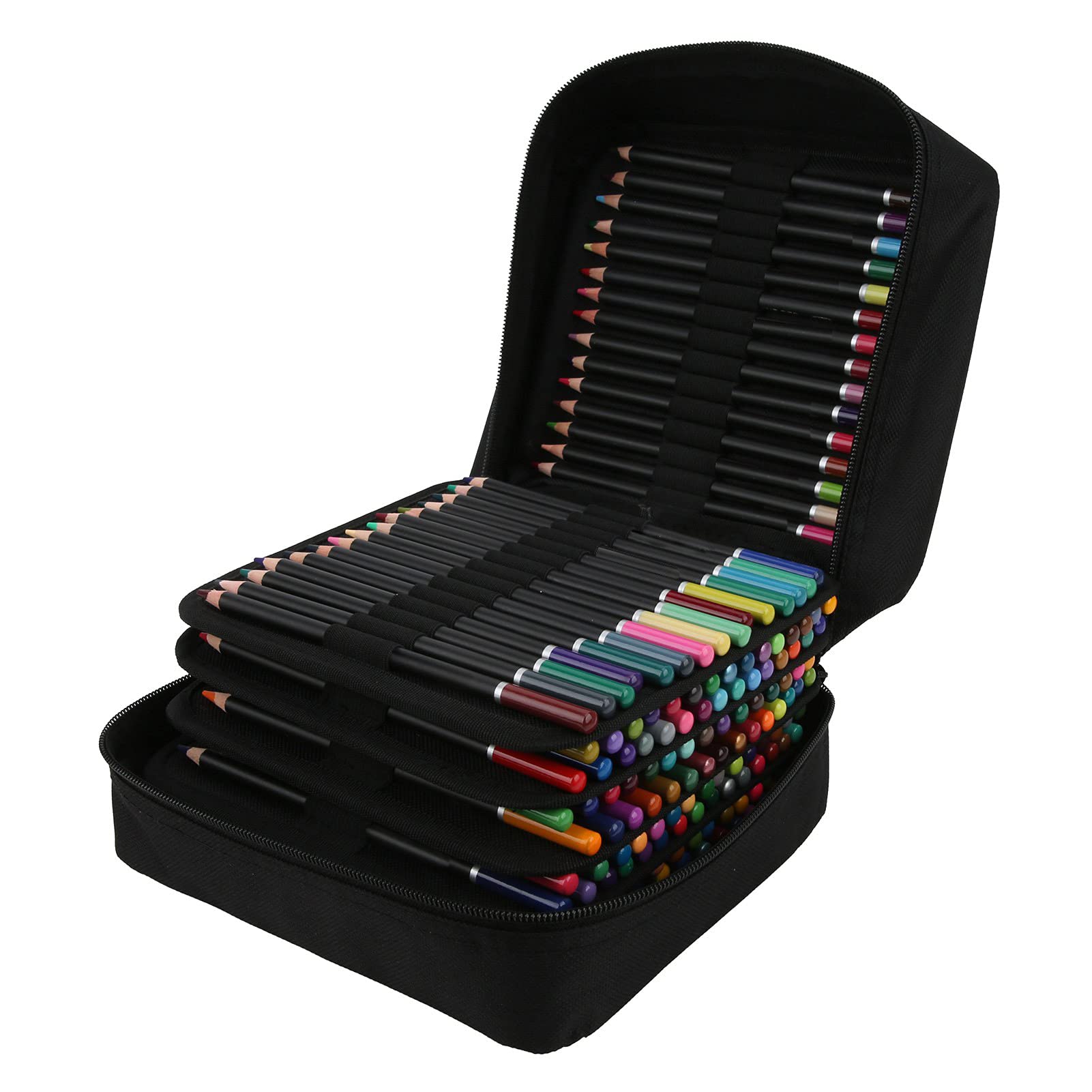 Alvinlite 180-teiliges Farbbleistift-Set, Kunst-Farbstifte, Zeichenstifte, Skizzenstift mit Aufbewahrungstasche für Kunst-Malerei-Zeichnung (kleine Tasche)