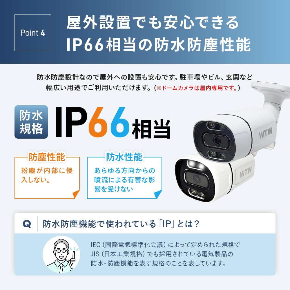 WTW 塚本無線 防犯カメラセット 500万画素 2TB Amazon.co.jp: WTW 塚本無線 防犯カメラ セット 500万画素対応モニター